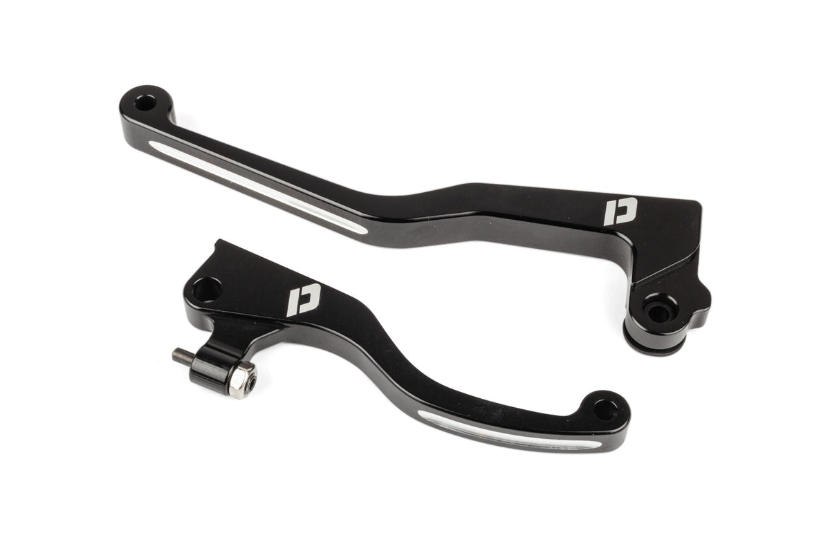 Lever Set Doppler CNC black Rieju MRT long clutch lever