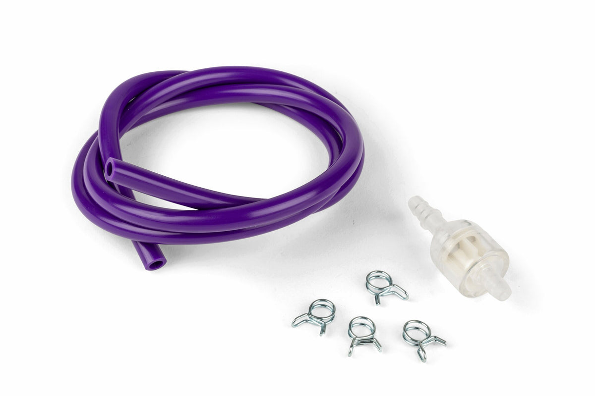 Kit Fuel Hose + Filter MotoForce Racing 5mm purple