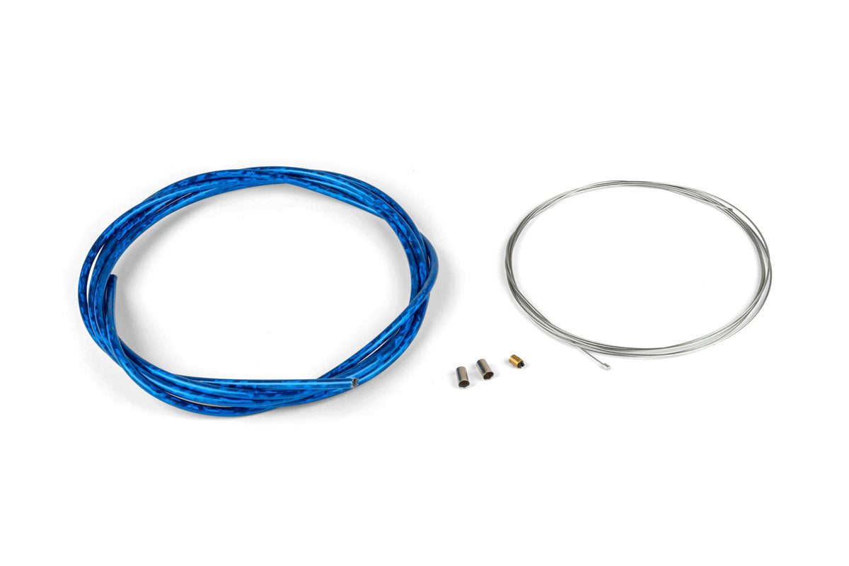 Throttle Cable Kit universal 1.2mmx2m Motoforce Racing Lazer blue
