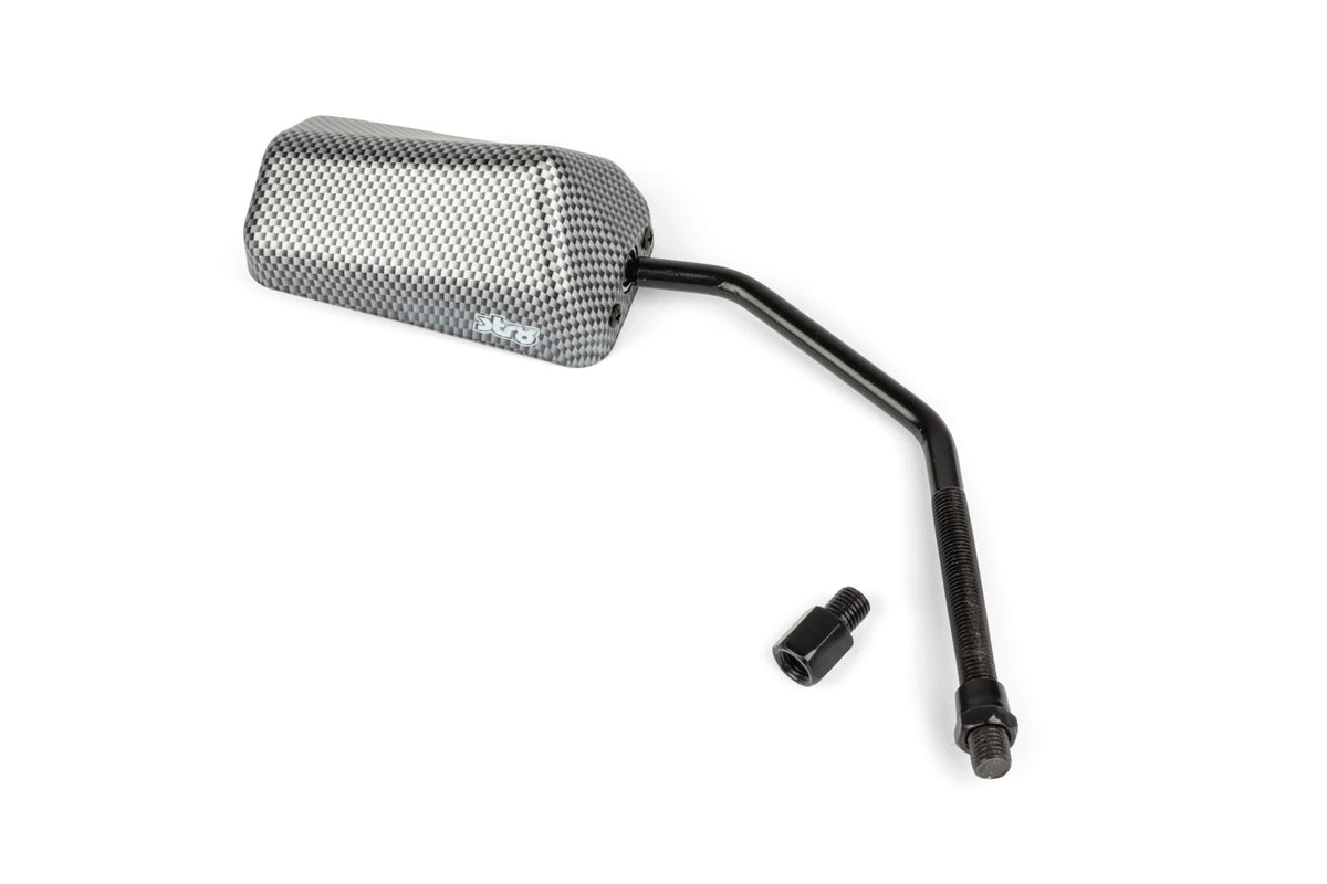 Mirror F1 left / right STR8 RH-thread D.10mm matte carbon