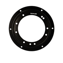 Plate f. rear sprocket Doppler aluminium black Peugeot 103