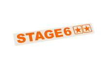 Sticker plotted Stage6 110x33mm orange