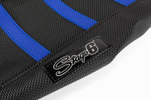 Seat Cover Stage6 black - blue Derbi Senda 2005 - 2010
