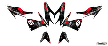 Graphics Kit Yamaha Aerox before 2013 Stage6 red / black