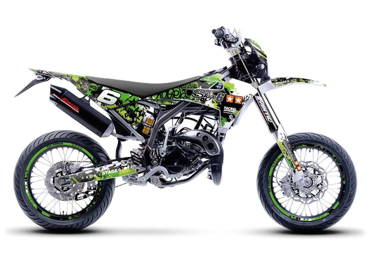 Graphics Kit Fantic XM 50 2017 - 2022 green / black