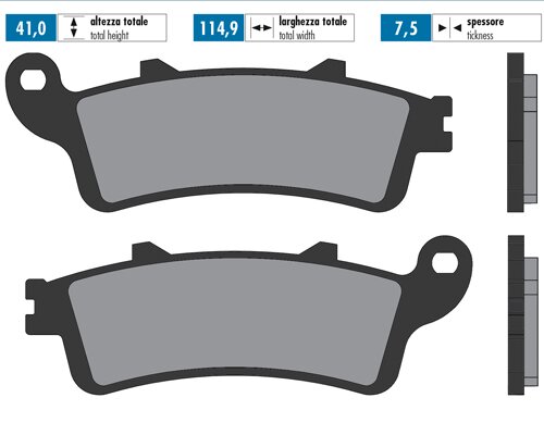 Brake Pads front Polini Original Honda Forza 250