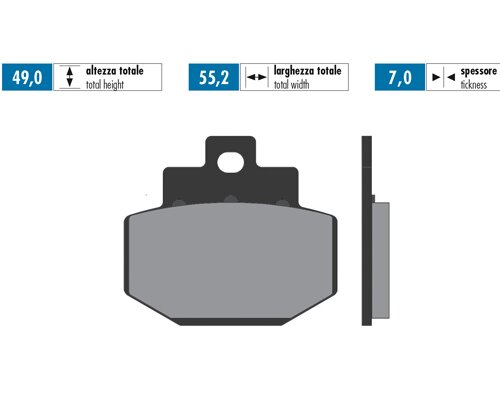 Brake Pads Polini Original Vespa GT