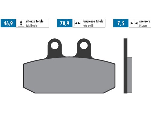 Brake Pads Polini Original Honda Bali