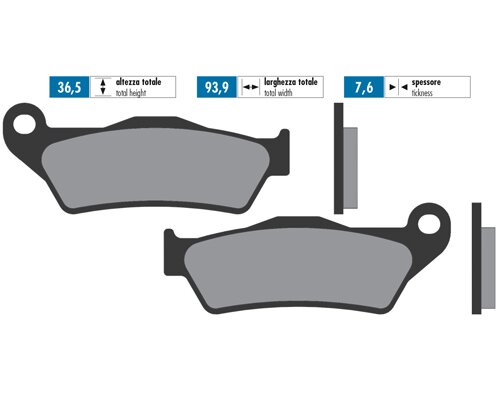 Brake Pads Polini Original Yamaha / KTM / Husqvarna