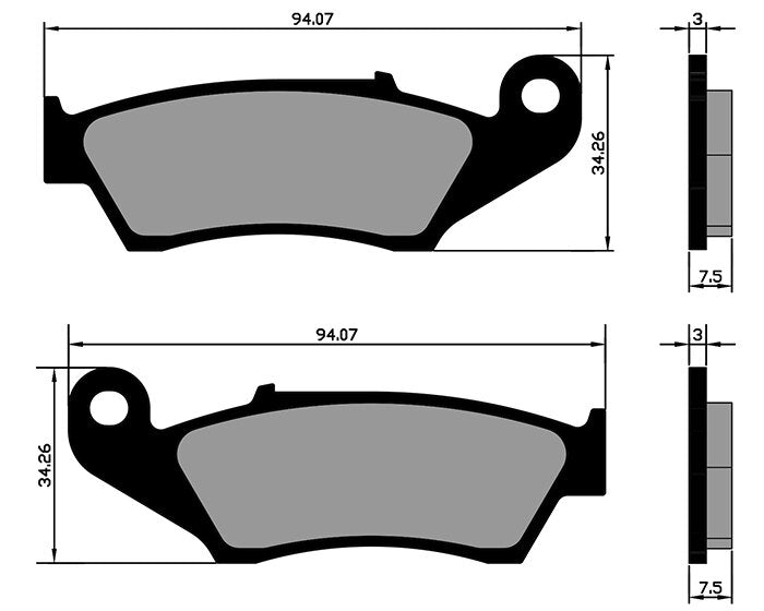 Brake Pads Polini Original Fantic Caballero