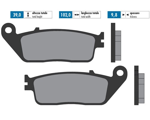 Brake Pads front Polini Original Yamaha Xmax