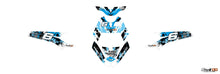 Decal Kit Stage6 Yamaha BWs after 2004 blue / black