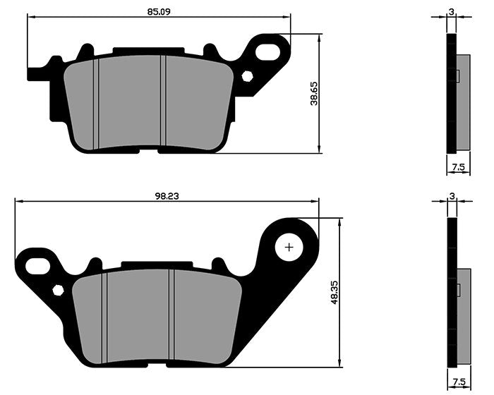 Brake Pads Polini Original Yamaha Nmax 150
