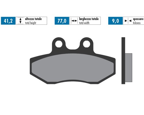 Brake Pads Polini sintered Yamaha Cygnus X 125