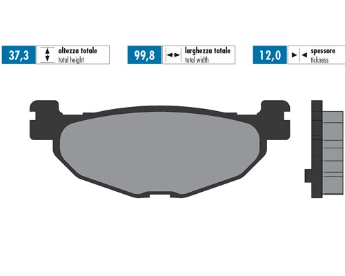 Brake Pads Polini sintered Yamaha Tmax 500 / Majesty 400