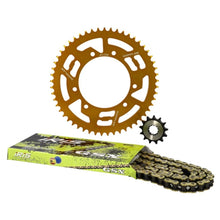 Chain Kit aluminium gold 13x53 - 420 Doppler Rieju MRT