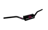 Handlebar MX 28mm with pad KRM black / pink