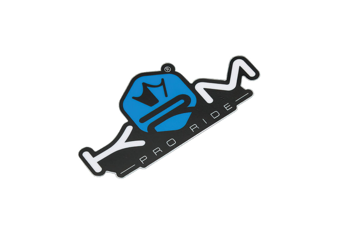Sticker KRM PRO Ride blue