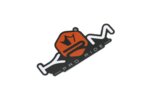 Sticker KRM PRO Ride orange