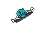 Sticker KRM PRO Ride turquoise