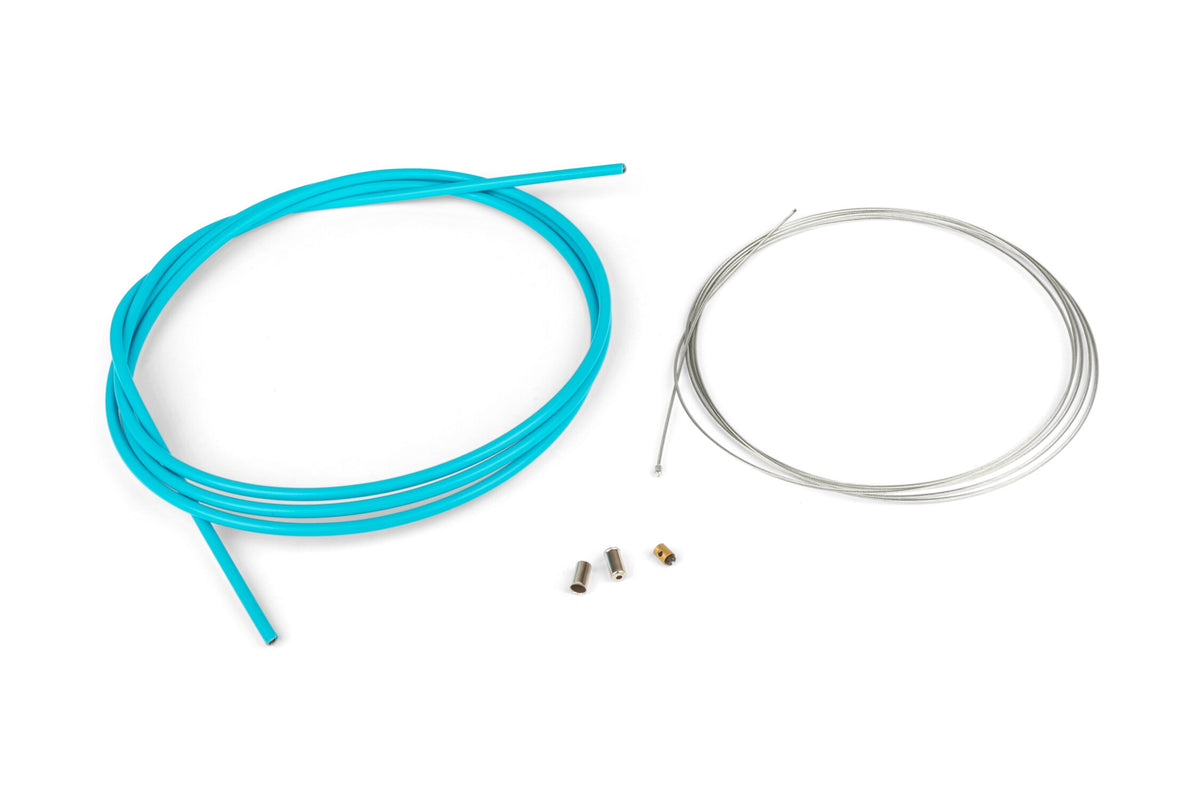 Throttle Cable Kit universal 1.2mmx2m Motoforce Racing light blue