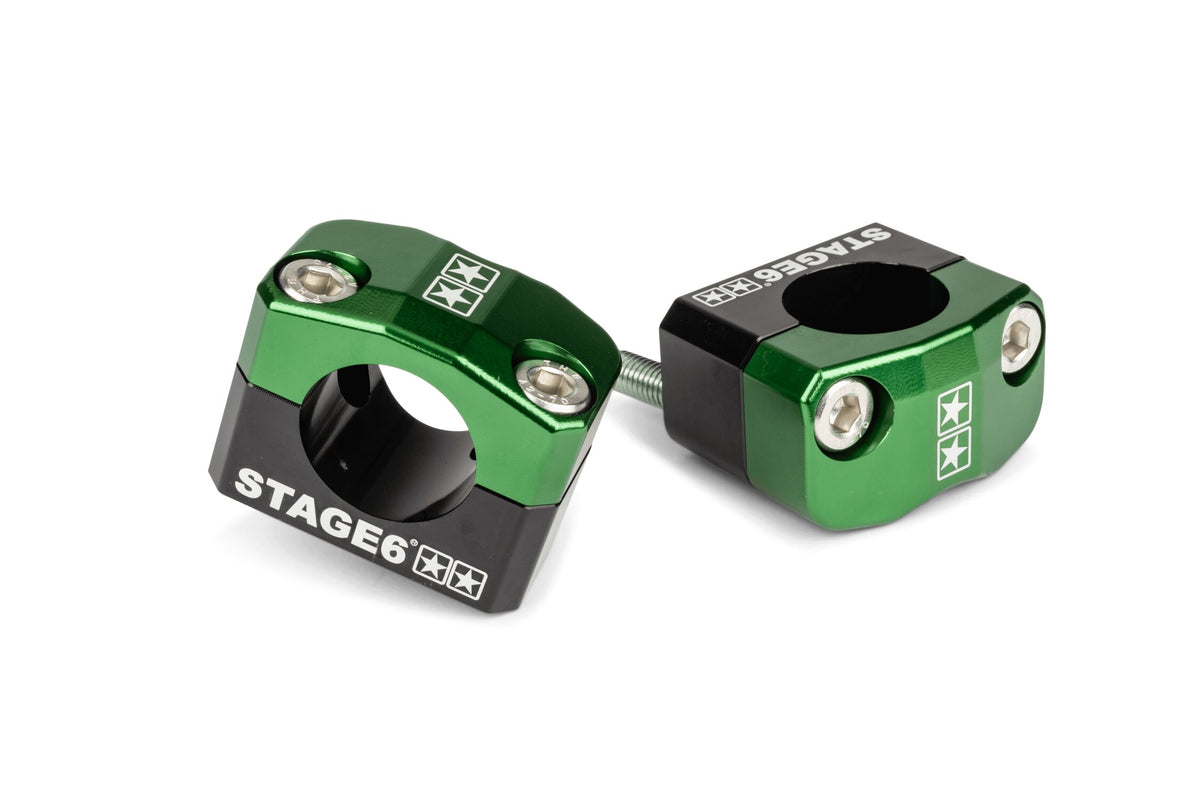 Handlebar Clamps / Brackets Stage6 28,6mm green