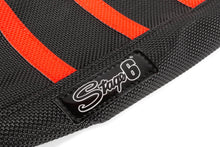Seat Cover Stage6 black - red Derbi Senda 2005 - 2010