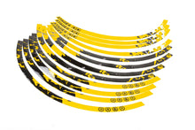 Rim Stickers Scooter 13" Stage6 yellow / black