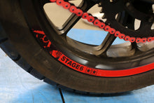 Rim Sticker Kit 17" Stage6 red / black