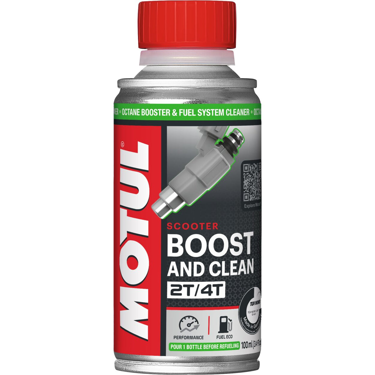 Octane Booster Motul Boost & Clean 2T / 4T Scooter