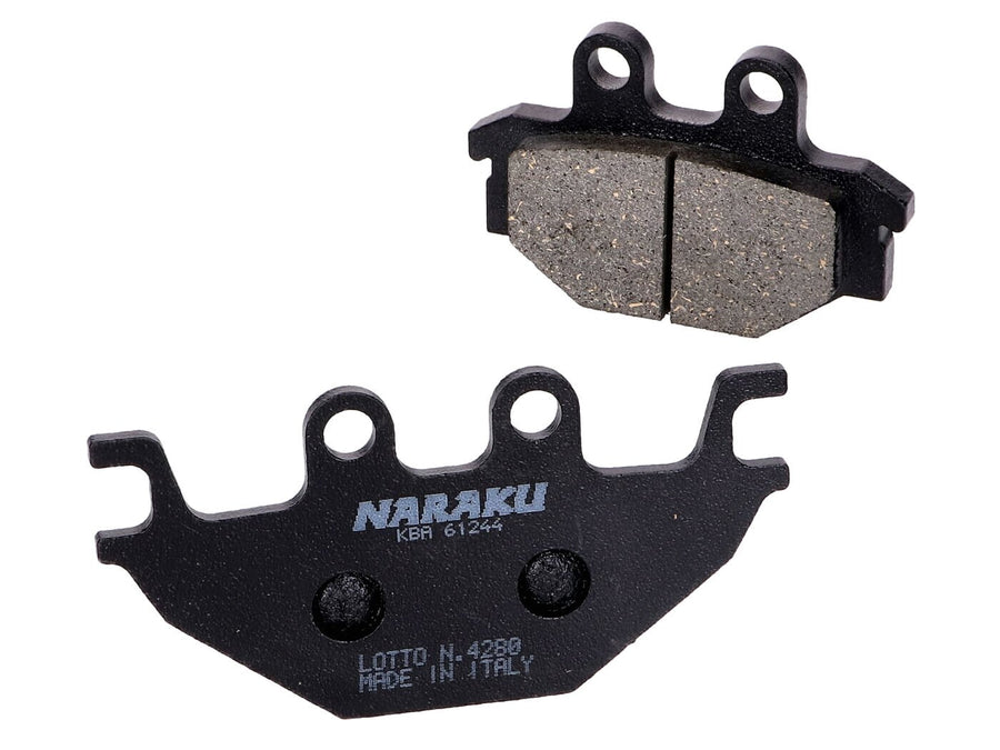 Brake Pads Naraku organic Kymco KXR / MXU / Maxxer / Yamaha MT / YZF-R