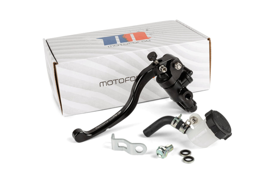 Brake Master Cylinder + Lever front radial Motoforce Racing black