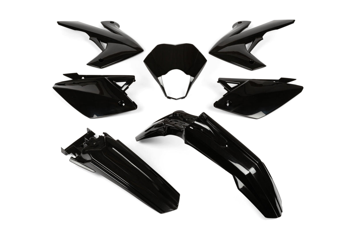 Fairing Kit STR8 7-piece black Rieju MRT 2009 - 2021