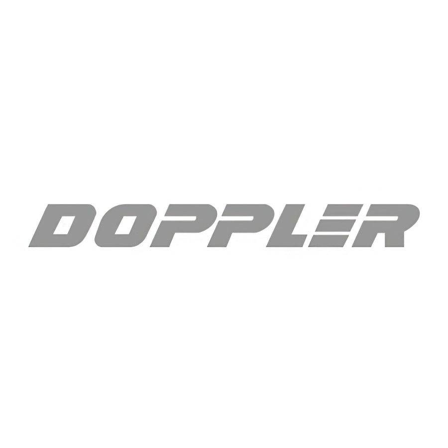 Sticker silencer Doppler chrome