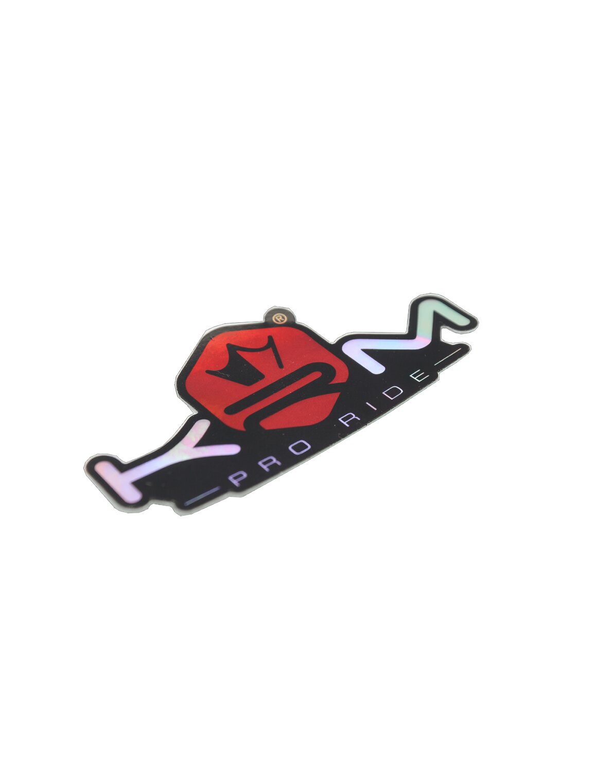 Sticker hologram KRM Pro Ride red