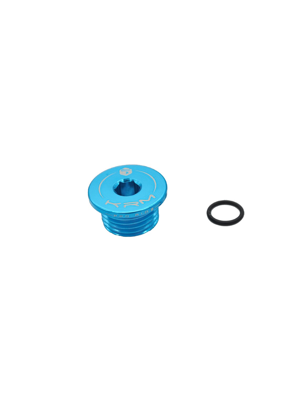 Oil inlet plug KRM Derbi turquoise