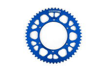 Rear Sprocket 53T - 420 Stage6 alu CNC blue Aprilia SX 50