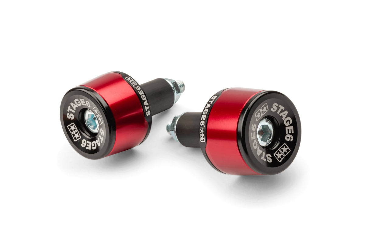 Handlebar End Caps Stage6 HQ red