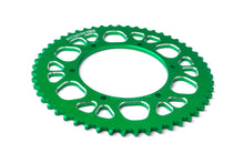 Rear Sprocket 53T - 420 Stage6 alu CNC green Aprilia SX 50