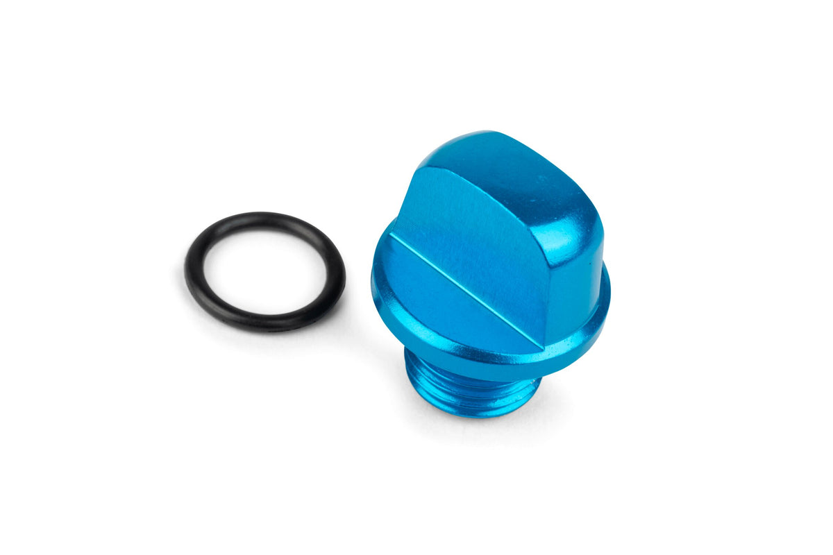 Oil Cap STR8 New Style Minarelli blue