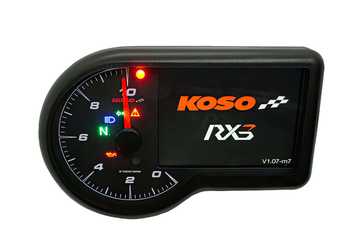Speedometer Koso RX-3 with TFT display 10.000 RPM