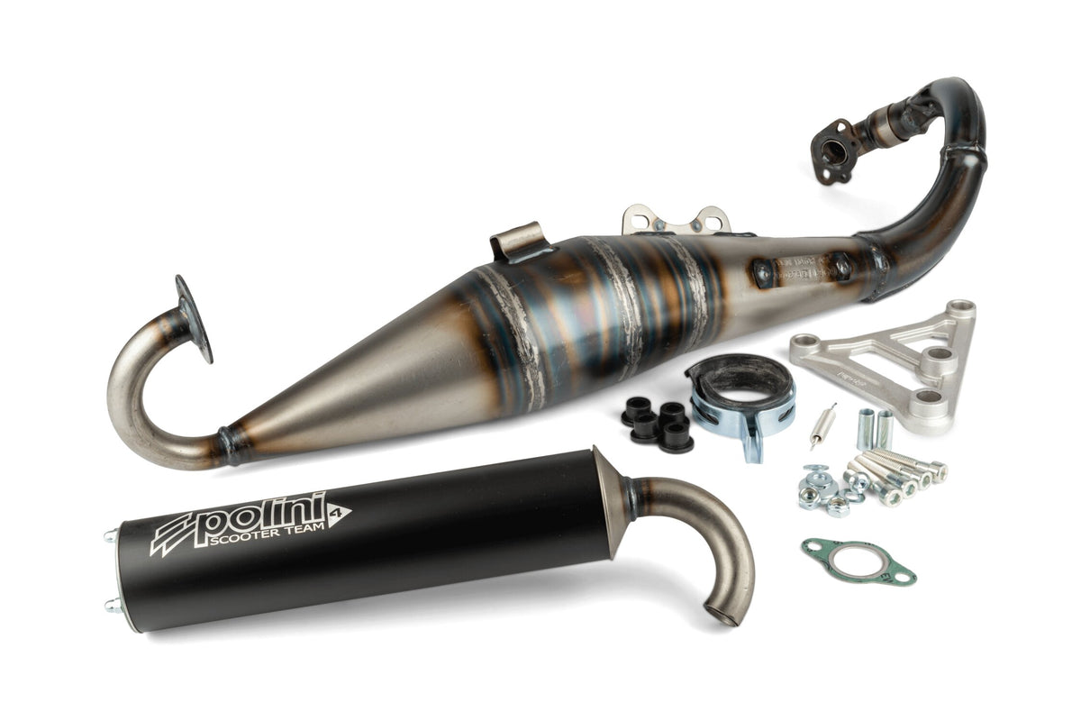 Exhaust Polini SCOOTER TEAM 4 Peugeot Kisbee 2-stroke inj.
