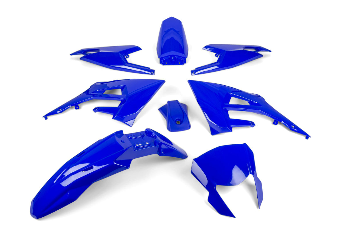 Fairing Kit 8 pcs. blue Derbi X-Treme after 2018