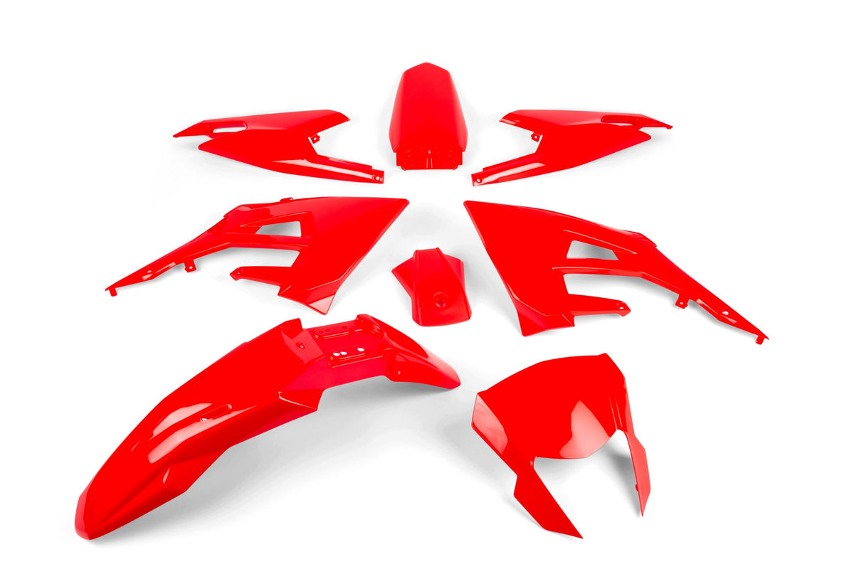 Fairing Kit 8 pcs. red Derbi X-Treme after 2018