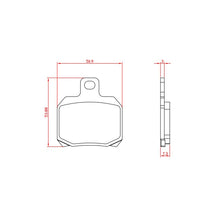 Rear brake pads Stage6 Sport Peugeot Speedfight 3 and 4