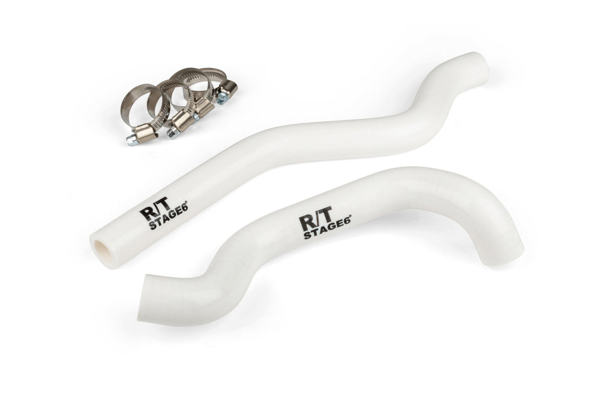 Radiator Hose Set Stage6 R/T white Beta / Rieju / Sherco 50