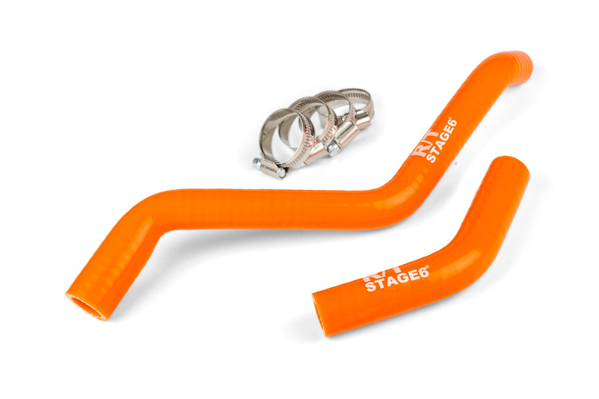 Radiator Hose Set Stage6 R/T orange Derbi Euro 3 and Euro 4