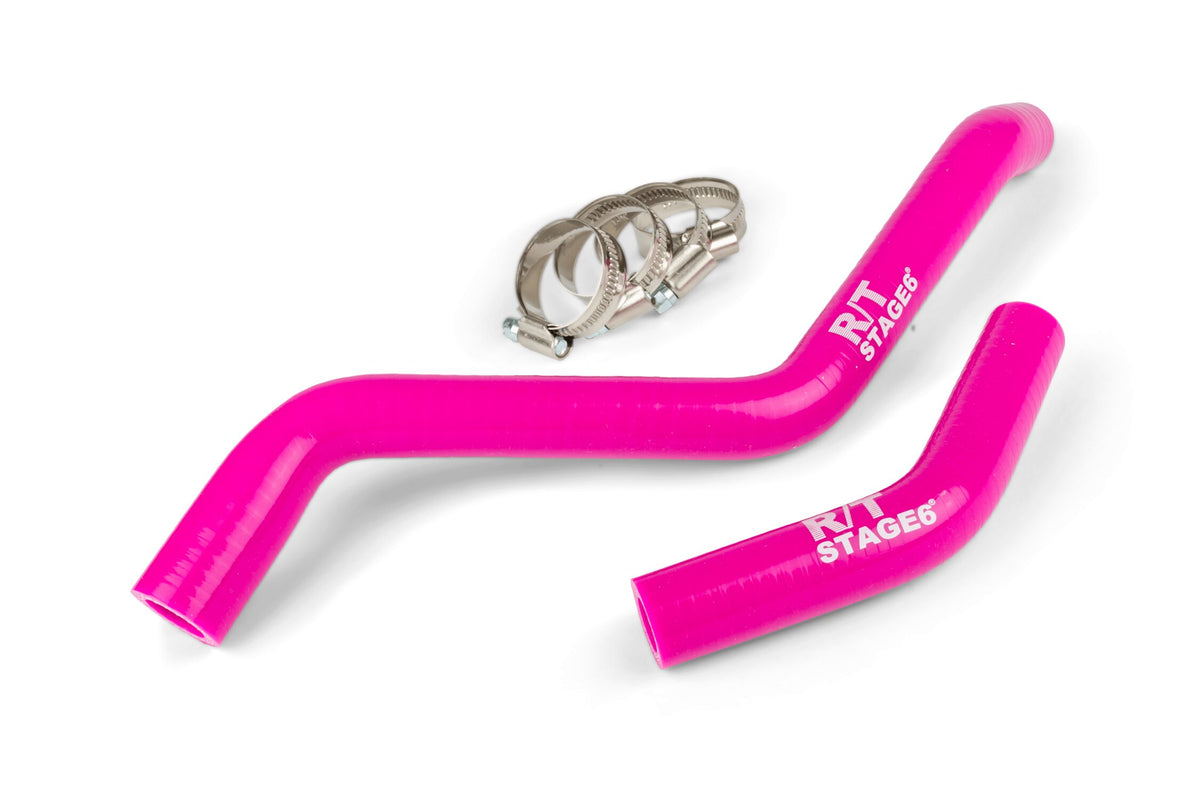 Radiator Hose Set Stage6 R/T pink Derbi Euro 3 and Euro 4