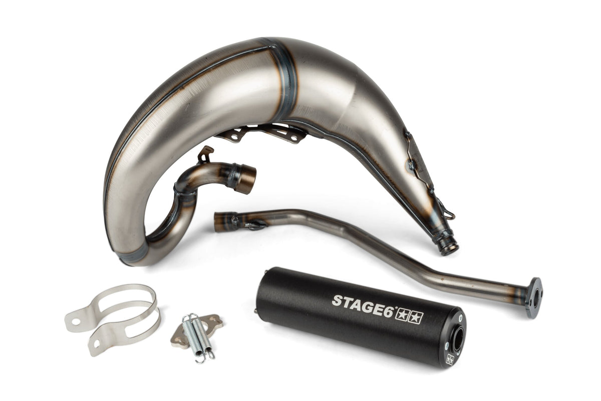 Exhaust Stage6 Streetrace high mount left CNC black Beta RR -2012