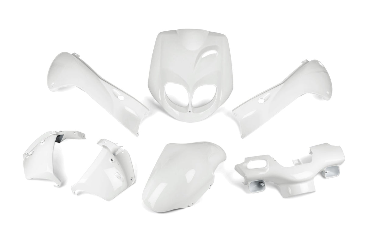 Fairing Kit STR8 7-piece white Peugeot Trekker
